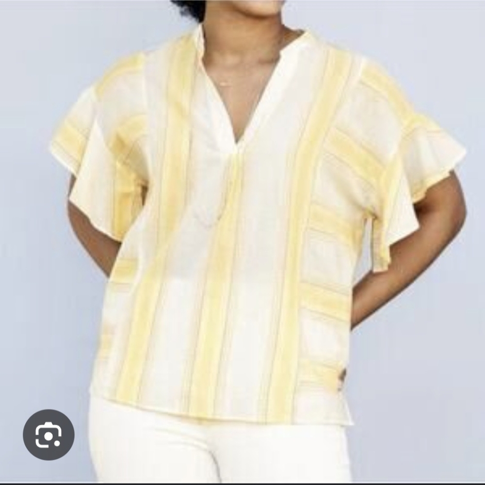 Matilda Jane Summer Picnic Top, Size L, Excellent Preowned Condition